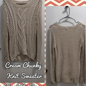 Cable Knit Chunky Sweater